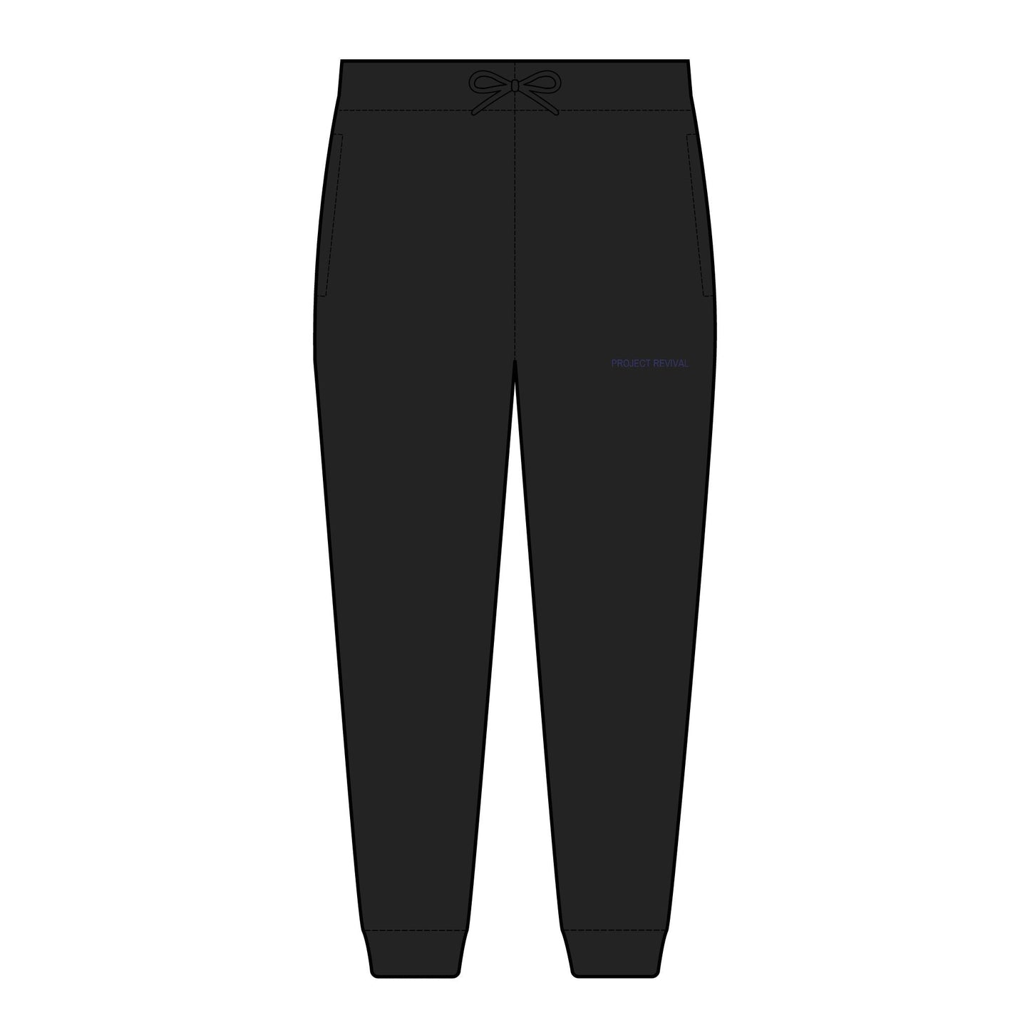 Essentials Black Unisex Sweatpants - Project Revival